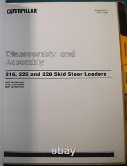 Cat Caterpillar 216 226 Skid Steer Loader Service Shop Repair Manual Book