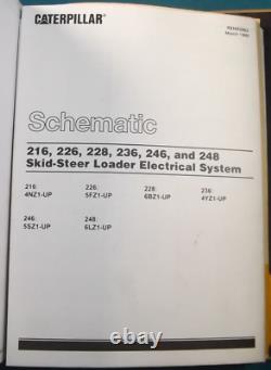 Cat Caterpillar 216 226 Skid Steer Loader Service Shop Repair Manual Book