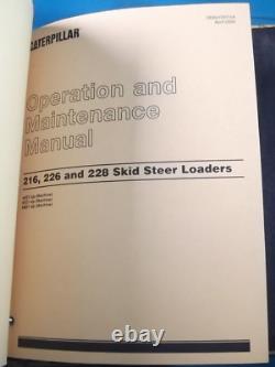 Cat Caterpillar 216 226 Skid Steer Loader Service Shop Repair Manual Book