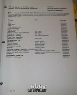 Cat Caterpillar 236 246 252 262 Xr Skid Steer Loaders Shop Repair Service Manual