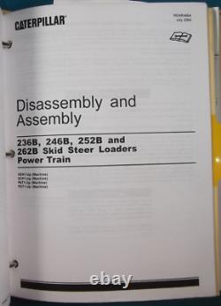 Cat Caterpillar 236b 246b 252b 262b Skid Steer Service Shop Repair Manual Book