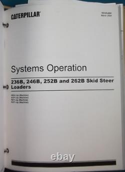 Cat Caterpillar 236b 246b 252b 262b Skid Steer Service Shop Repair Manual Book