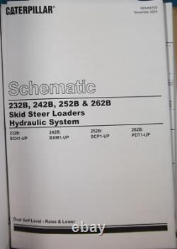 Cat Caterpillar 236b 246b 252b 262b Skid Steer Service Shop Repair Manual Book