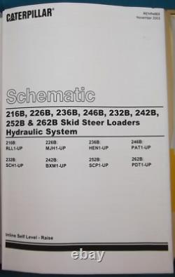 Cat Caterpillar 236b 246b 252b 262b Skid Steer Service Shop Repair Manual Book