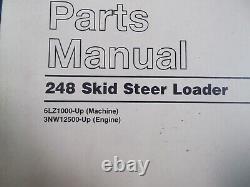 Cat Caterpillar 248 Skid Steer Loader Parts Manual Book S/n 6lz01000-up Sebp3425