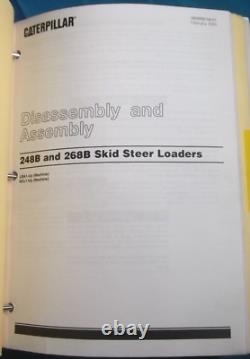 Cat Caterpillar 248b 268b Skid Steer Loader Service Shop Repair Manual Book