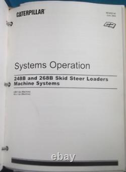 Cat Caterpillar 248b 268b Skid Steer Loader Service Shop Repair Manual Book