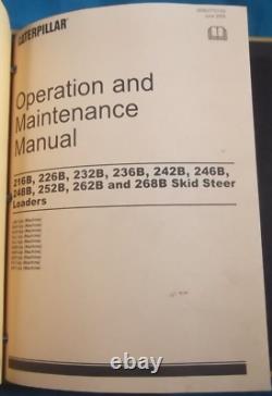 Cat Caterpillar 248b 268b Skid Steer Loader Service Shop Repair Manual Book