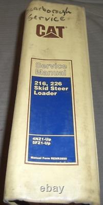 Caterpillar 216 226 232 242 Skid Steer Loader Shop Repair Service Manual Book
