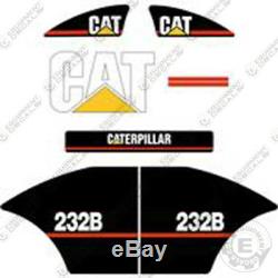 Caterpillar 232b Decal Kit Equipment Decals Older Style 232-b