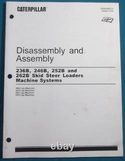 Caterpillar 236b 246b 252b 262b Machine Systems Service Shop Repair Manual Set