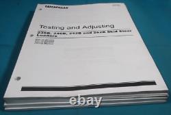 Caterpillar 236b 246b 252b 262b Machine Systems Service Shop Repair Manual Set