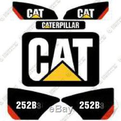 Caterpillar 252B-3 Decal Kit Skid Steer Equipment Decals 252 B3 252-B3 252 B 3