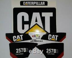 Caterpillar 257B-3 2-Speed Decal Kit Equipment Decals other numbers just message