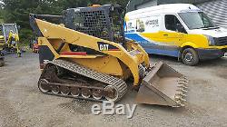 Caterpillar 287 tracked skid steer multi terrain loader, low hours excavator