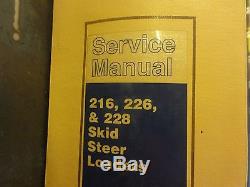 Caterpillar CAT 216 226 & 228 Skid Steer Loaders Repair Service Manual