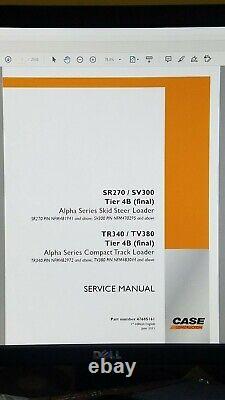 Custodia Sr270 Sv200 Skid Steer Tr340 Tv380 Compact Loader Service Repair Manual