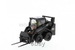 DIECAST MASTERS 85676BK Cat 242D3 Skid Steer Loader Black 150