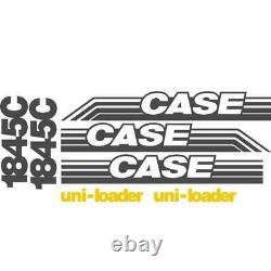 Decal Set Fits Case with Uni-Loader Skidsteer 1845C NS (New Style)