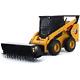 Diecast Masters 116 Scale Cat 272d3 Skid Steer Loader Snow Blade Yellow