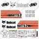 Fits Bobcat Mt52 Mini Skid Steer Decal Kit (exterior) 7 Year Outdoor 3m Vinyl