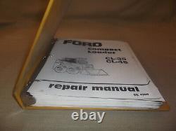 Ford Cl-35 Cl-45 Skid Steer Compact Loader Service Shop Repair Workshop Manual