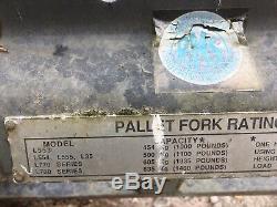Ford New Holland Pallet Forks 785 Skid Steer Loader
