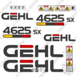 GEHL 4625SX Decal Kit Skid Steer Decals 4625SX (4625) 7 YEAR VINYL