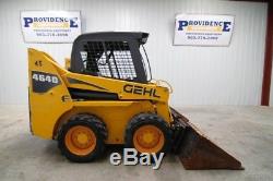 Gehl 4640e Wheel Skid Steer Loader, Tipping Load Of 3000 Lbs, Ready To Work