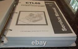 Gehl Ctl60 Ctl-60 Compact Track Loader Service Shop Repair Manual Book 908310
