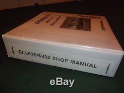 Gehl Sl-5635 Sl-6635 Sx DX Skid Steer Loader Service Shop Repair Workshop Manual
