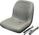 Grey High Back Seat With Slide Track Kit For Case Skid Steer Loader Made In Usa