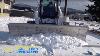Hds Snow Plow Attachment For Skid Steer Loader Demo