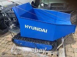 Hyundai HYTD500 196cc 500kg Payload Tracked Mini Dumper Power Barrow NO VAT