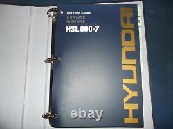 Hyundai Hsl800-7 Skid Steer Loader Service Shop Repair Workshop Manual