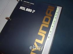 Hyundai Hsl800-7 Skid Steer Loader Service Shop Repair Workshop Manual