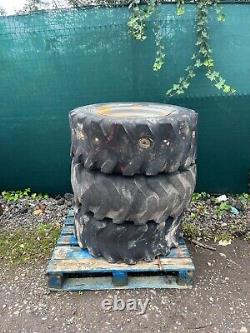 JCB Wheel Rim Tyre 12.5-18 £175+ Spare Dumper loader skidsteer T31 sitemaster