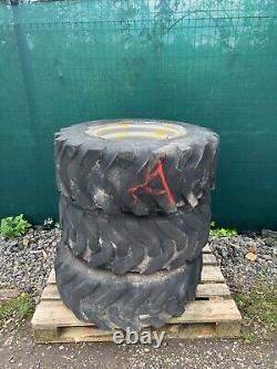 JCB Wheel Rim Tyre 12.5-18 £200+ Spare Dumper loader skidsteer T30 sitemaster