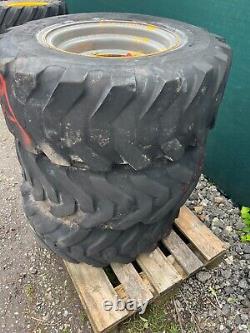 JCB Wheel Rim Tyre 12.5-18 £200+ Spare Dumper loader skidsteer T30 sitemaster