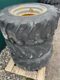 JCB Wheel Rim Tyre 12.5-18 £200+ Spare Dumper loader skidsteer T30 sitemaster