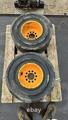 Jcb 10 Stud Rim / 95mm Hub / Magnum Solideal / 27x10-12 / Suits Jcb Skid Steer