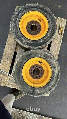 Jcb 10 Stud Rim / 95mm Hub / Magnum Solideal / 27x10-12 / Suits Jcb Skid Steer