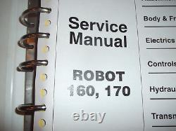 Jcb Robot 160 170 Skid Steer Loader Service Repair Workshop Manual 9803/8520