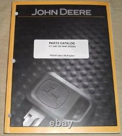 John Deere 317 320 Skid Steer Loader Parts Manual Book Catalog Pc9347