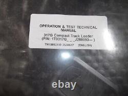 John Deere 317g Track Loader Technical Service Shop Operations & Tests Manual