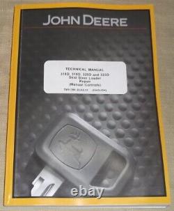 John Deere 318d 319d 320d 323d Skid Steer Loader Service Repair Manual Tm11399