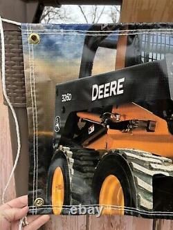 John Deere D Series Skid Steer Banner Sign Large 6 Feet Long