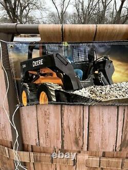 John Deere D Series Skid Steer Banner Sign Large 6 Feet Long