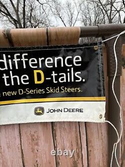 John Deere D Series Skid Steer Banner Sign Large 6 Feet Long