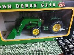 John Deere LOT Skid Steer Loader Ertl Toy #569 RARE YELLOW & Tractor 6210 Steel